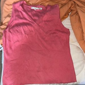 Pink vest oversize